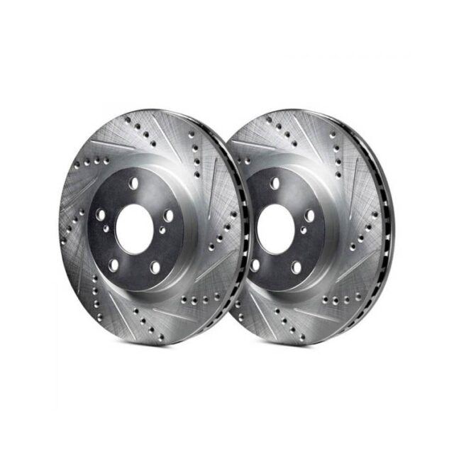 Double Drilled & Slotted Brake Rotors